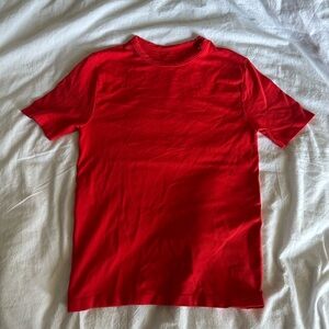 Los Angeles Apparel T-Shirt Classic Cherry Red Fitted Stretchy Soft Shirt